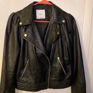 Mango Jackets & Coats - Women’s genuine black leather jacket. Size small. Mango Jackets & Coats - Women’s genuine black leather jacket. Size small.